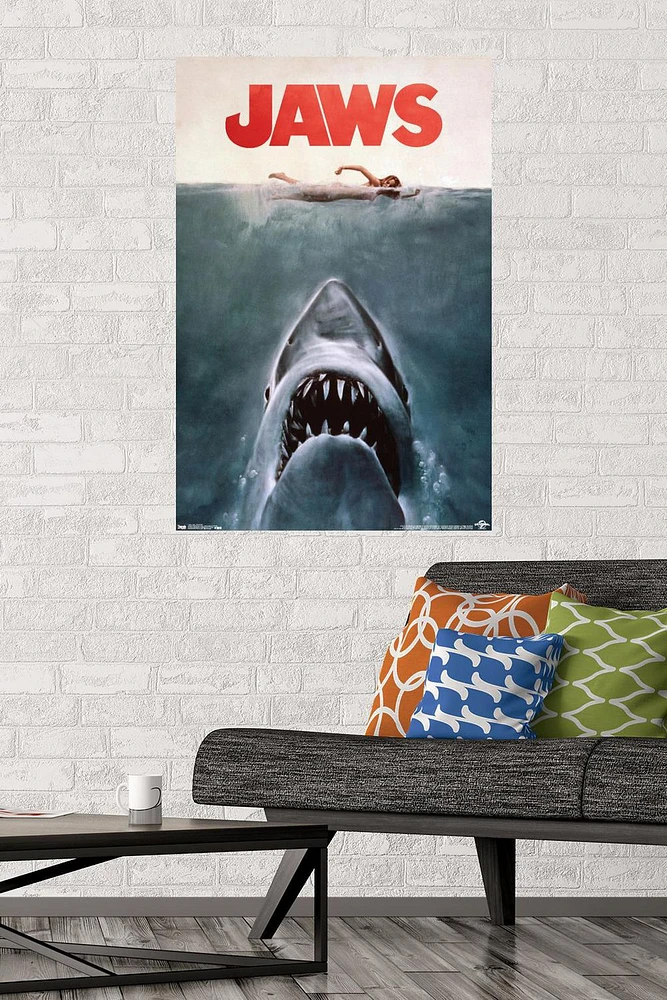 Jaws - One Sheet Wall Poster, 22.375" x 34"