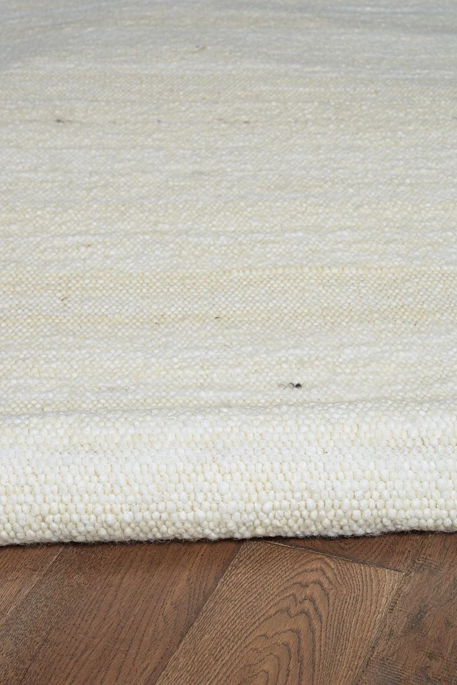Tapis d'appoint Berbère Verginia naturel & ivoire de 1 pi 10 po x 2 pi 10 po
