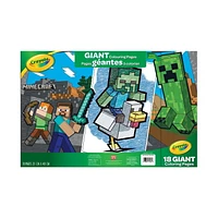 Crayola Giant Colouring Pages, Minecraft, Minecraft Giant Colouring Pages