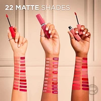 L'Oréal Paris Infallible Matte Resistance Rouge à Lèvres Liquide, 5 mL Infusé d'acide hyaluronique