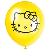 Ballons en latex assortis Hello Kitty de 12 po, 8 ct 4 couleurs, qualité hélium