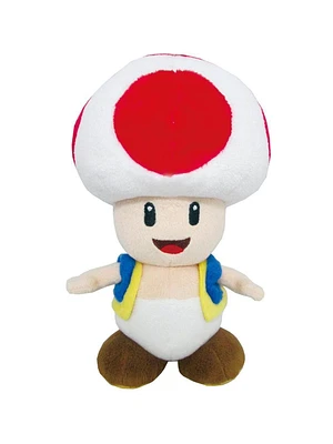 Red Toad 8" Plush