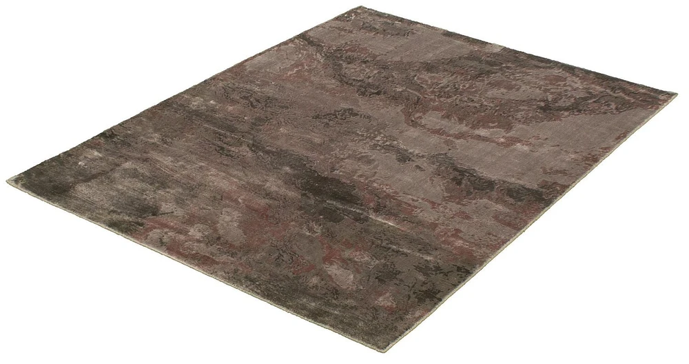ECARPETGALLERY 5'2" x 7'8"  Contemporary Galleria Hand Loomed Area Rug for Living Room, Dining Room and Bedroom in Grey