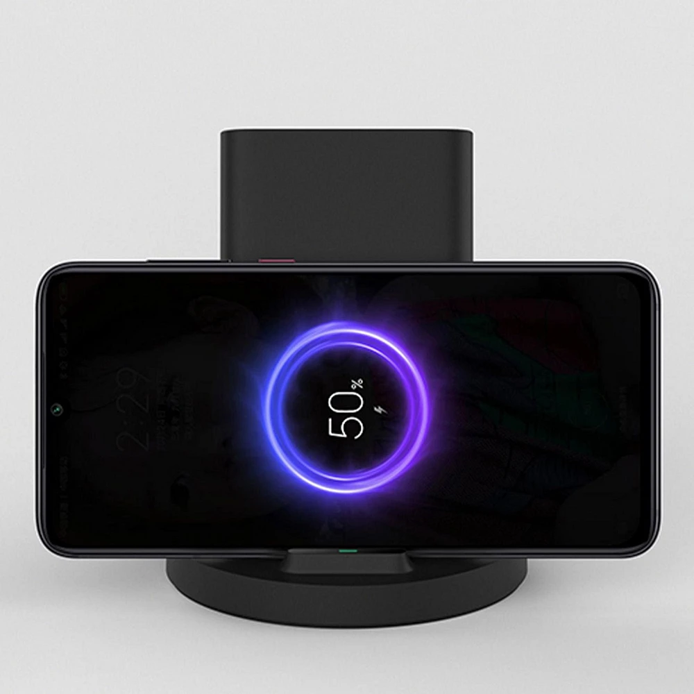 Support-chargeur sans fil Mi Xiaomi 20 W noir