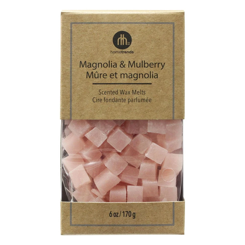 Hometrends 6oz MÛRE ET MAGNOLIA Cire fondante parfumée 6 fois / 170g