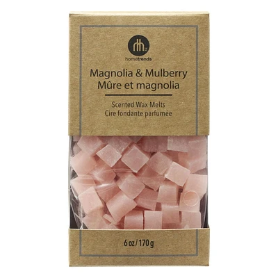 Hometrends 6oz MÛRE ET MAGNOLIA Cire fondante parfumée 6 fois / 170g