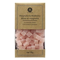 Hometrends 6oz MÛRE ET MAGNOLIA Cire fondante parfumée 6 fois / 170g