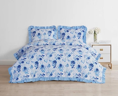Elisa 3 Piece Reversible Quilt Set