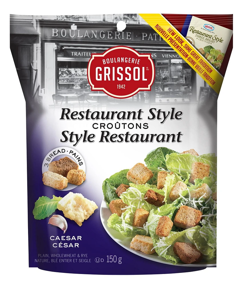 Boulangerie Grissol Three Bread Croutons Caesar