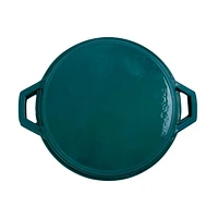 Taste of Home 7-quart Enameled Cast Iron Dutch Oven with Grill Lid