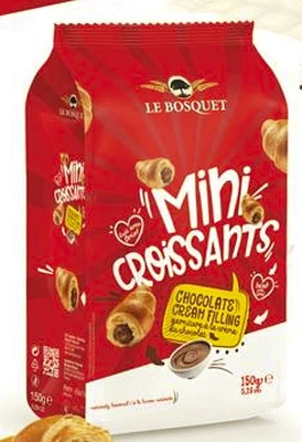 Le Bosquet mini croissants au chocolat 150g