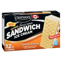 Chapman's Super Sandwich Caramel Blondie Ice Cream, 6 x 120 mL