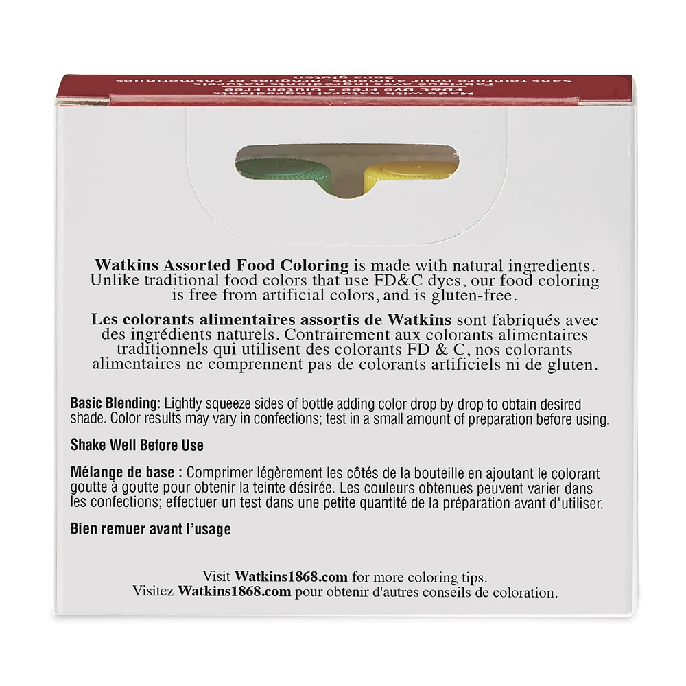 WATKINS WAT AST FOOD COL 4PK, WATKINS WAT AST FOOD COL 4PK