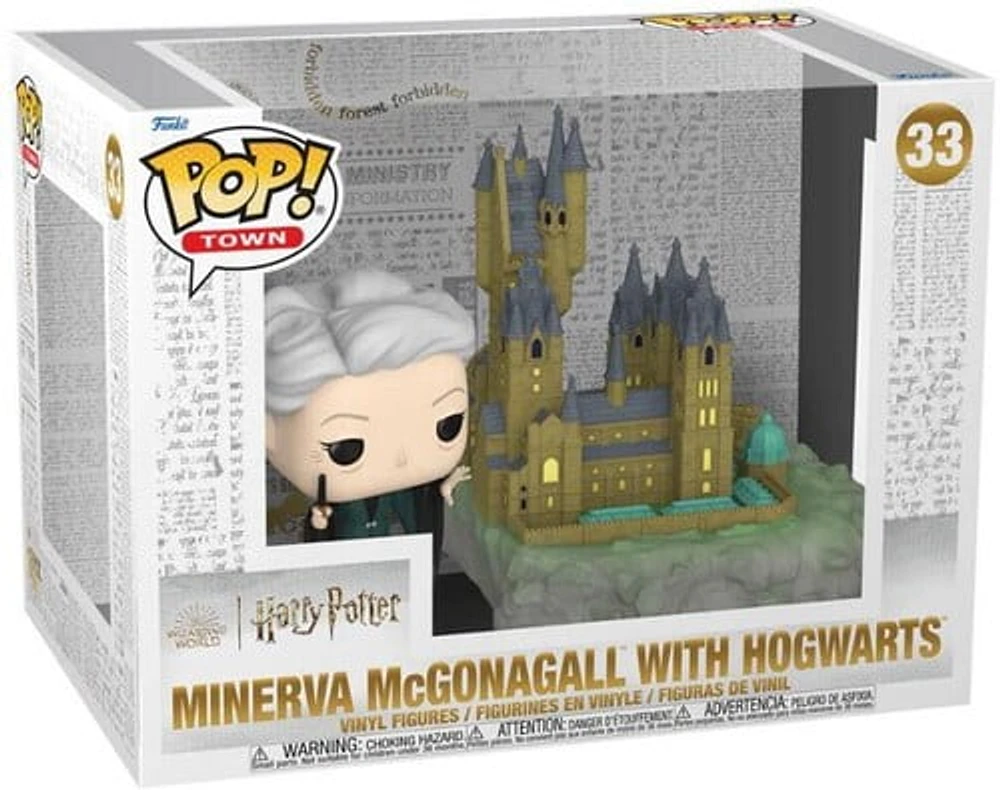 Funko POP Town: HP CoS20th- Minerva w/Hogwarts Vinyl Figure