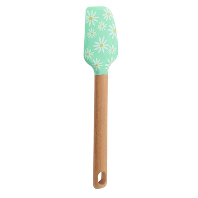 Spatule Way to Celebrate en Silicone de 12”, Marguerites, Verte