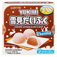 Lotte Mochi Chocolate, Mochi (rice cake) filled with chocolate ice-cream