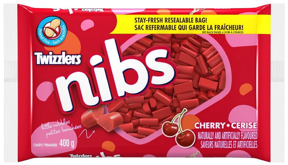 TWIZZLERS NIBS Cherry Candy, 400g