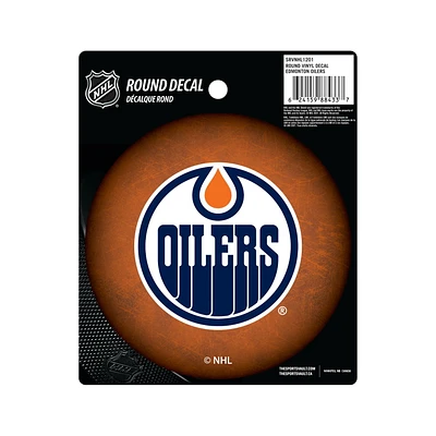 The Sports Vault Edmonton Oilers Collant Rond