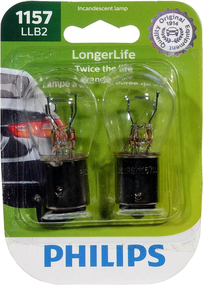 Philips 1157 LongerLife , Les ampoules PhilipsLongerLife,un paquet de 2