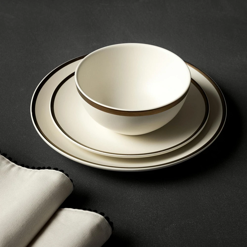 Bol en grès Thyme & Table, collection Everest, blanc Bol