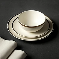 Bol en grès Thyme & Table, collection Everest, blanc Bol