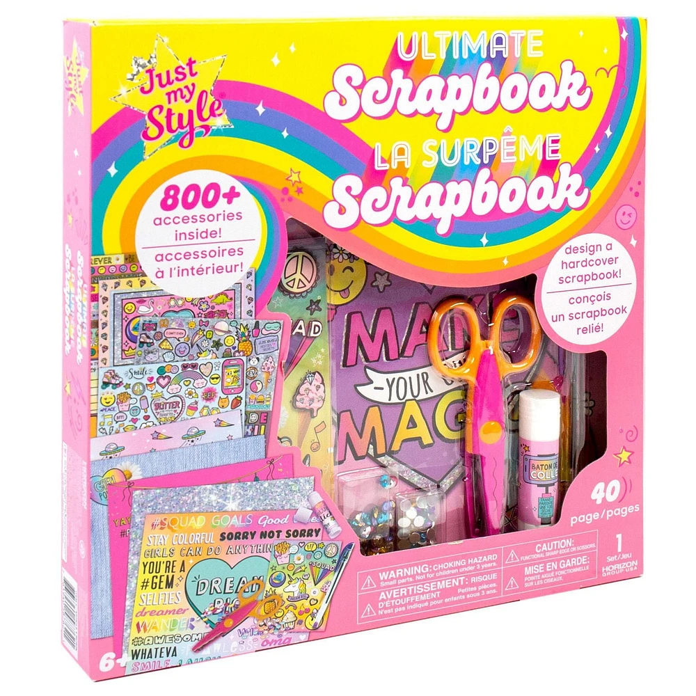 Just My Style Ultimate Scrapbook Kit, 6 years & up
