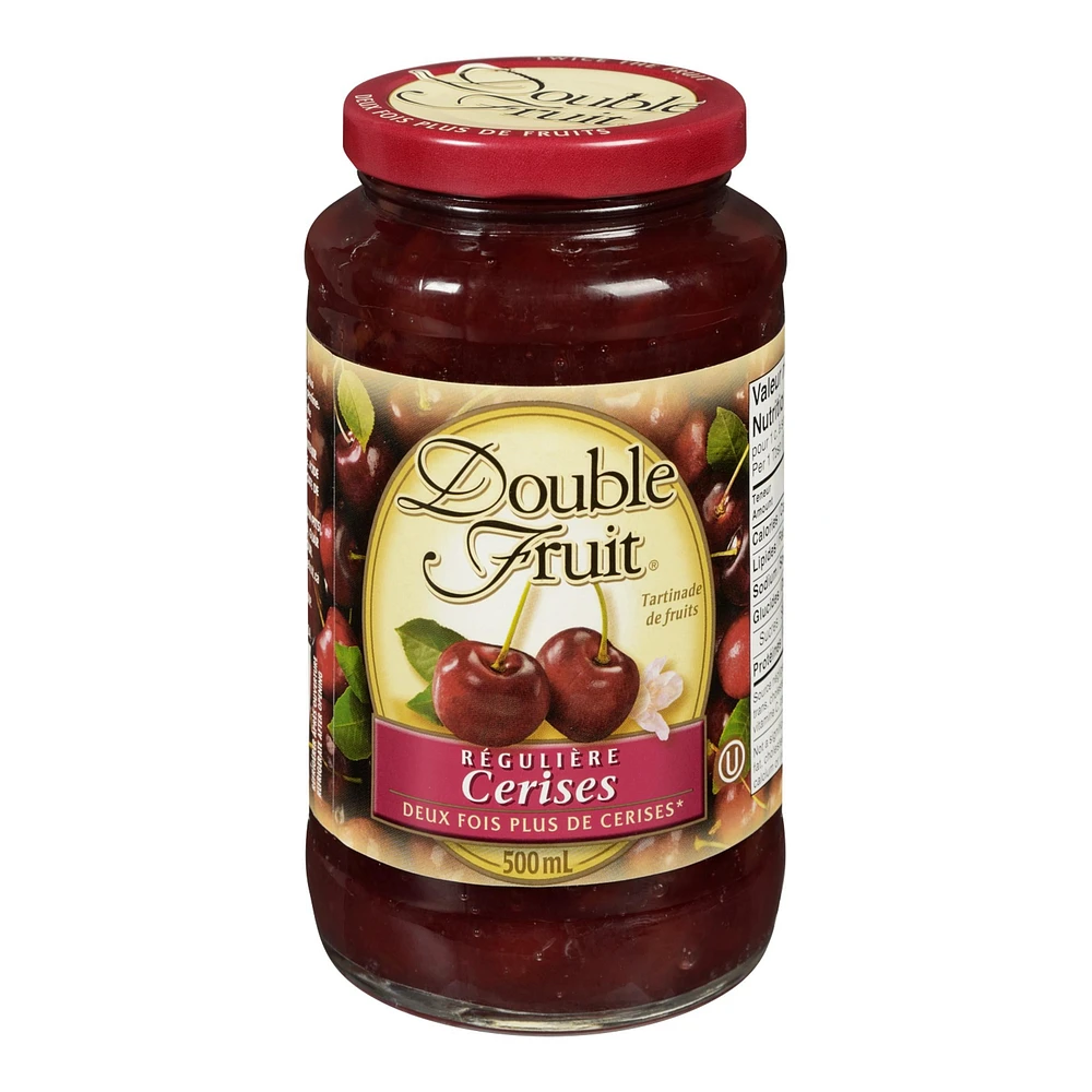 Double Fruit Regular Cherry Fruit Spread 500mL