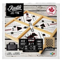 Rustik Crazy 4-Player Slingpuck / Chess / Checkers 3-in-1