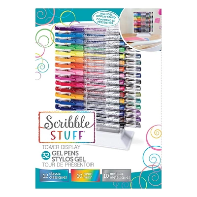 La Tour GelPen 32 pièces de Scribble Stuff