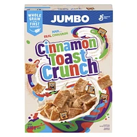 Cinnamon Toast Crunch Breakfast Cereal, Jumbo Size, Whole Grains, 830 g, 830 g