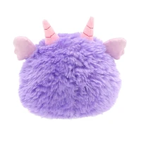 Façon de célébrer le monstre de 7 pouces Valentine Roly Poly pourpre