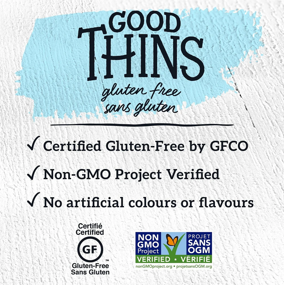 Good Thins, Sea Salt & Pepper, Gluten Free Rice Crackers, 100 g