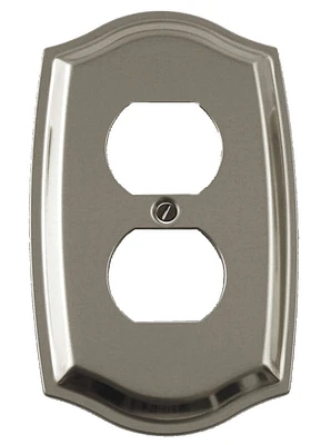 Atron Electro Industries Colonial Satin Nickel Duplex Wall Plate
