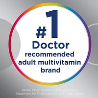 Supplément Centrum complet de vitamines et de minéraux multiples Select Essentiels pour adultes de 50 ans et plus 100 comprimés