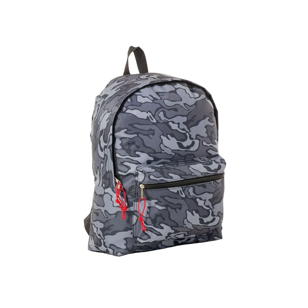 Sac à dos à pochette frontale pratique de Jetstream, Camo gris