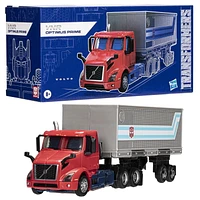 Transformers Generations, figurine de collection Volvo VNR 300 Optimus Prime de 17,5 cm
