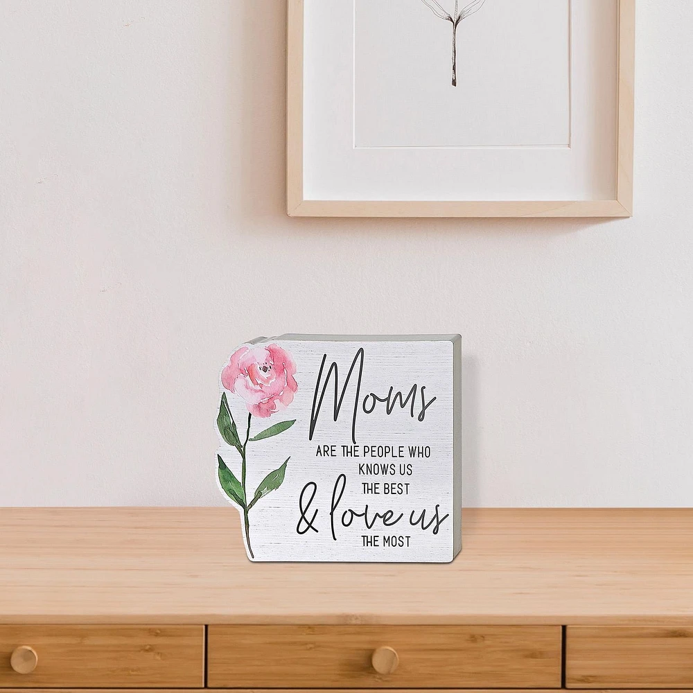Décor De Bloc De Bois Mamans Nous Aime