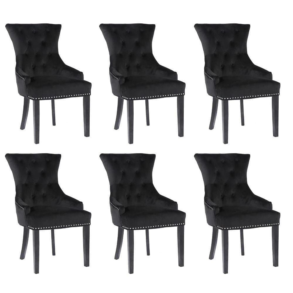 CHAISE DE SALLE À MANGER ISABELLA LOT DE 6