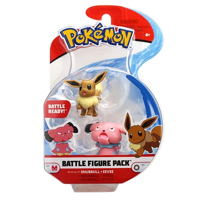 Battle Figure Pack (2" Fig 2-Pack) - Eevee #1 and Snubbull