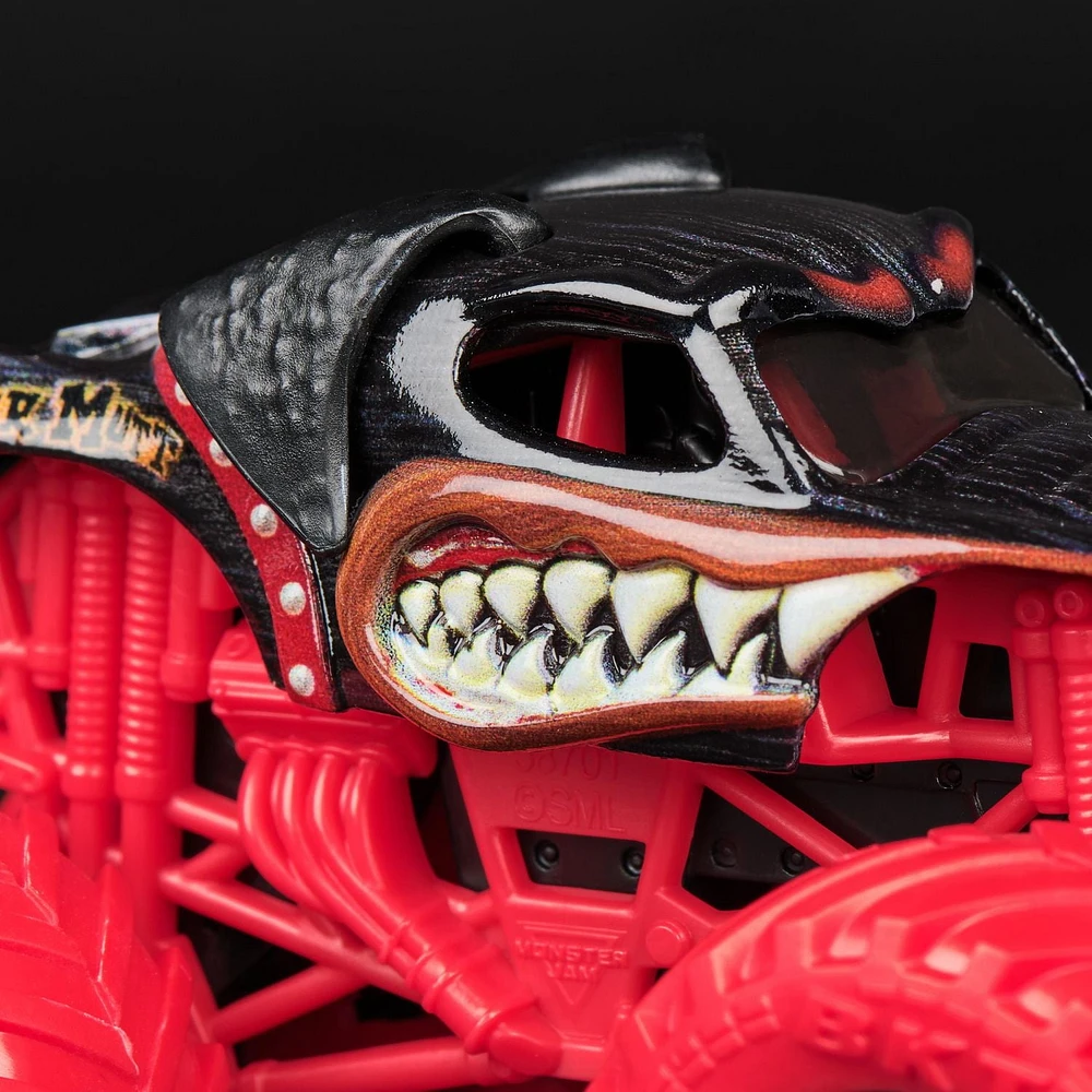 Monster Jam, Monster truck Monster Mutt Rottweiler officiel, véhicule en métal moulé, échelle 1:64, jouets pour garçons à partir de 3 ans