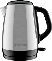 Black+Decker 1.7L Stainless Steel Electric Cordless Kettle, BD 1.7L SS Electric Kettle