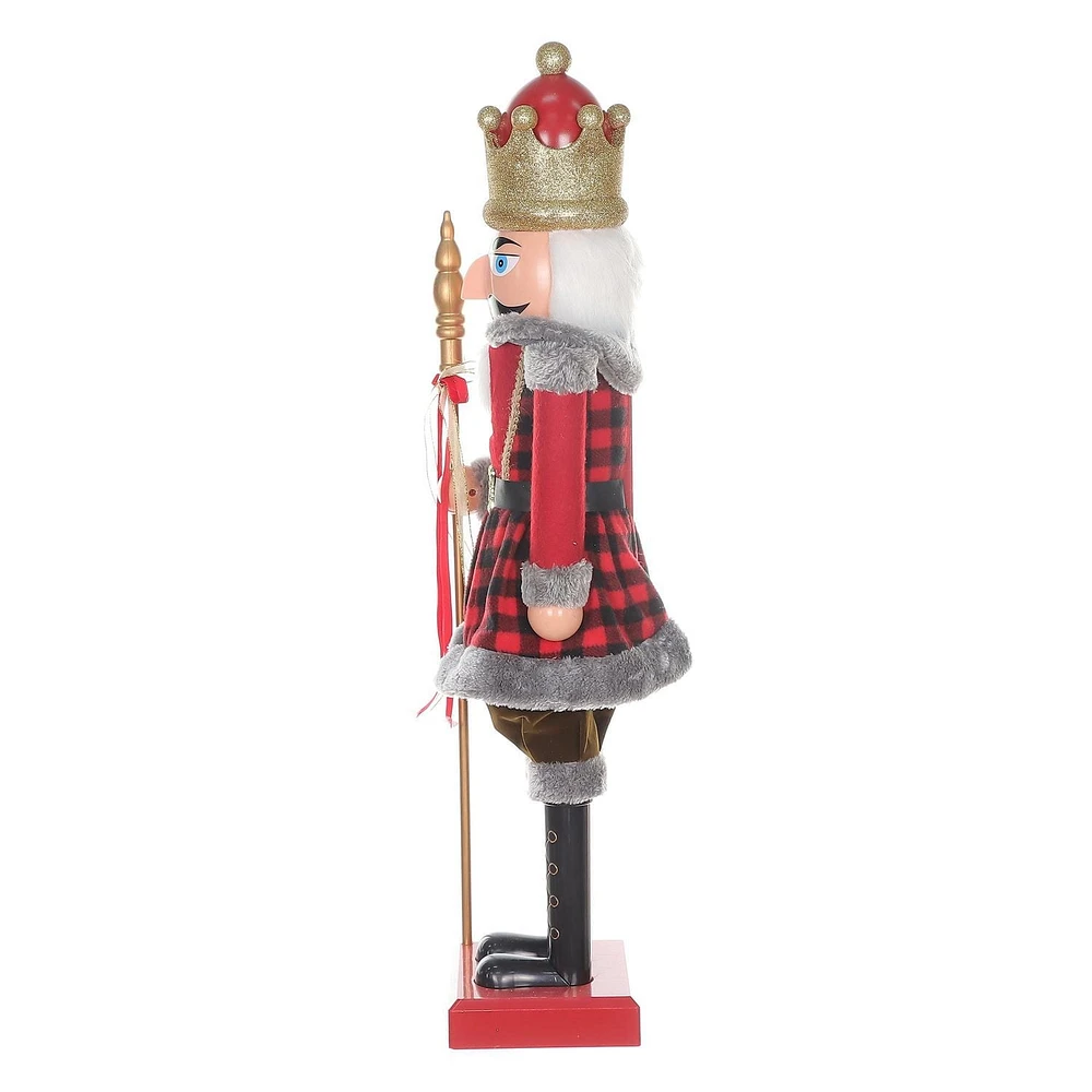 HOLIDAY TIME 33IN RED NUTCRACKER