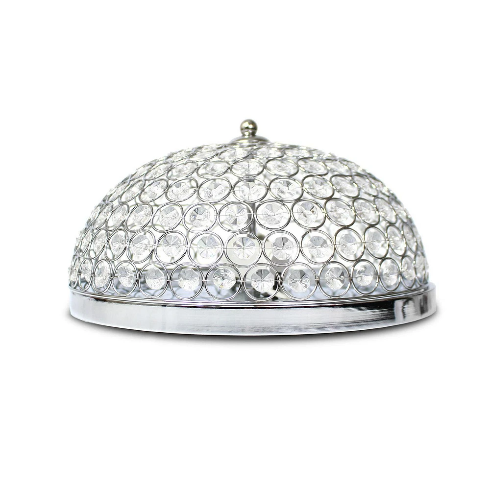 Design élégant 2 Lumière Elipse cristal Plafonnier encastré