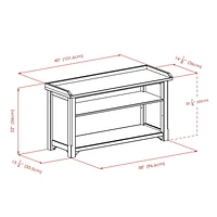 94201 Verona Storage hall bench