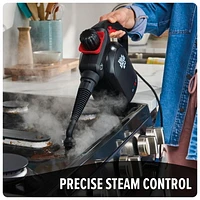 Dirt Devil Cuiseur vapeur à main Cuiseur vapeur portatif 7 en 1 avec outils
