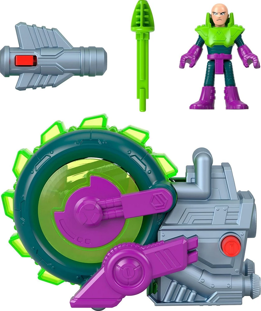 Imaginext DC Super Friends Véhicule Scie pivotante de Lex Luthor