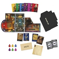 Clue Vol au musée, jeu d'enquête façon Escape Game, jeu de plateau coopératif familial, à partir de 10 ans, 1 à 6 joueurs
