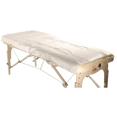 Master Massage Poly-backing Disposable Table Sheet (Pack of 10) for Massage/Treatment Table
