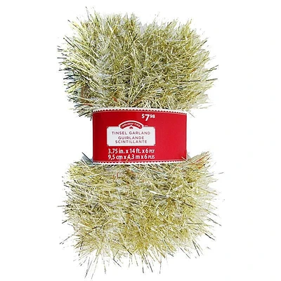 Holiday Time Tinsel Garland