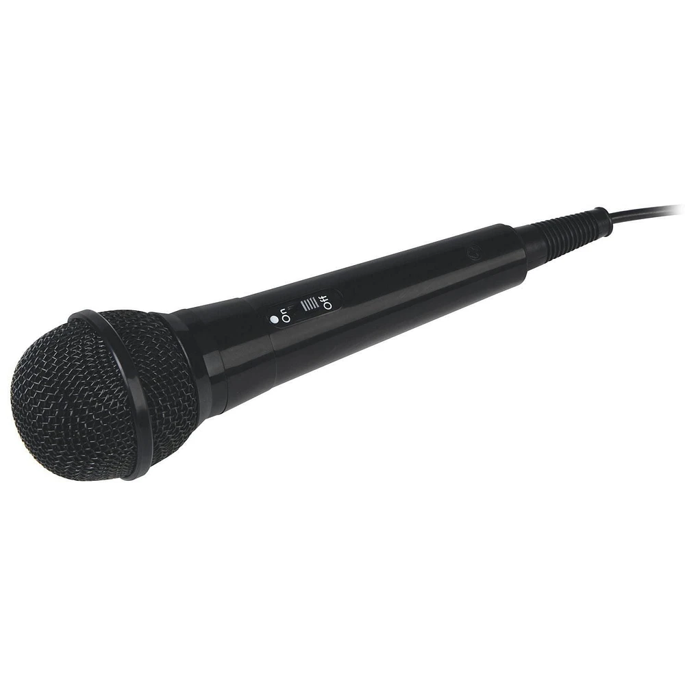 Singsation Classic Bluetooth Karaoke Machine/Speaker with Wired Microphone - Black